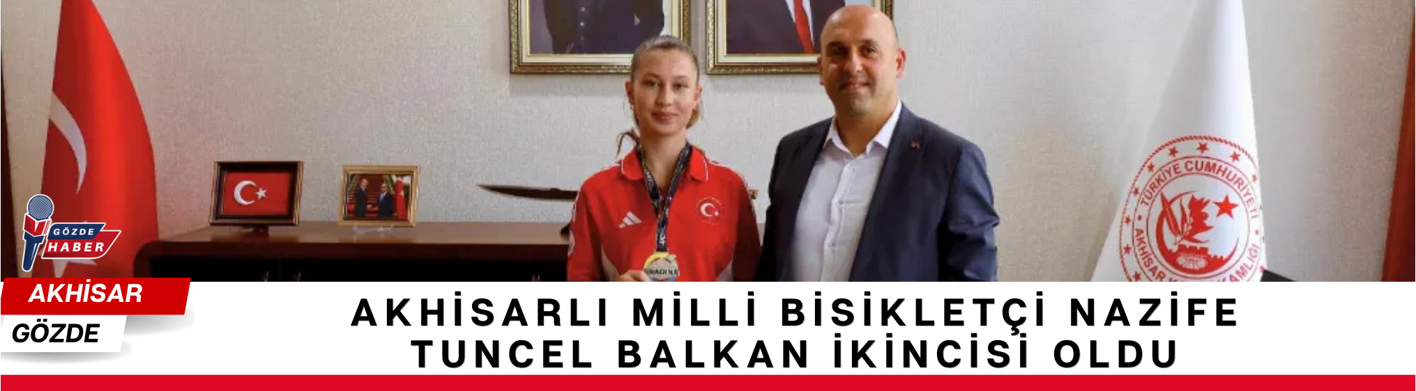 Akhisarlı Milli Bisikletçi Nazife Tuncel Balkan İkincisi Oldu