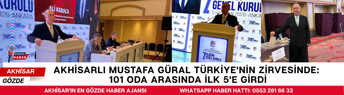 Akhisarlı Mustafa Güral Türkiye'nin Zirvesinde: 101 Oda Arasında İlk 5'e Girdi
