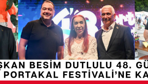 Başkan Besim Dutlulu 48. Güzelyurt Portakal Festivali’ne Katıldı