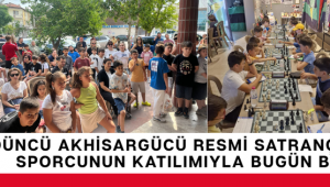 Dördüncü Akhisargücü Resmi Satranç Turnuvası 76 Sporcunun Katılımıyla Bugün Başladı. 