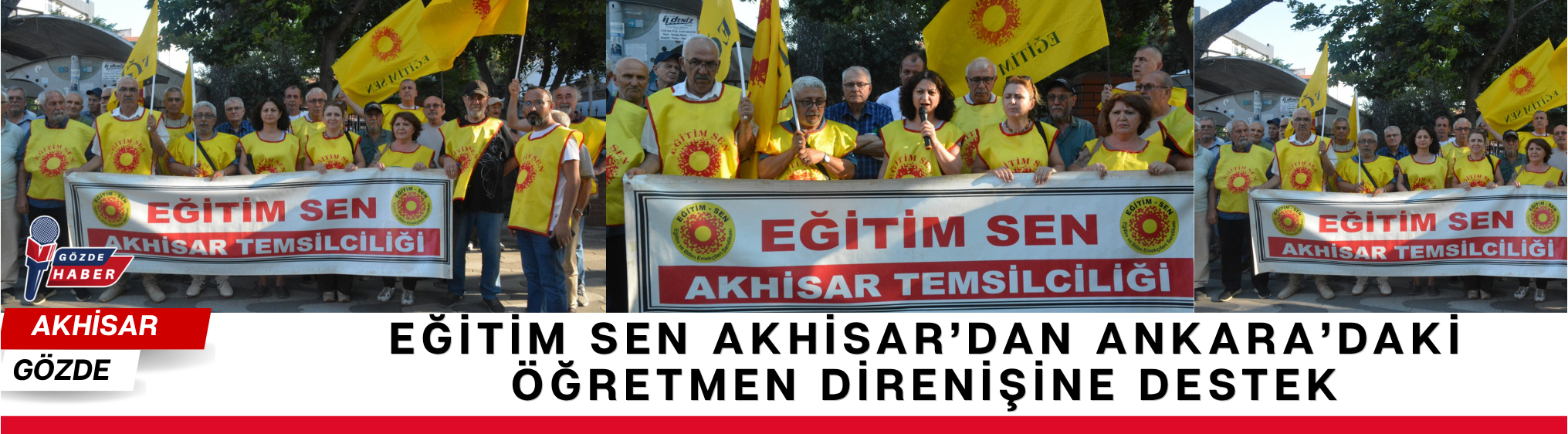 Eğitim Sen Akhisar’dan Ankara’daki Öğretmen Direnişine Destek