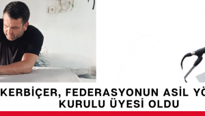 Ekerbiçer, Federasyonun Asil Yönetim Kurulu Üyesi Oldu