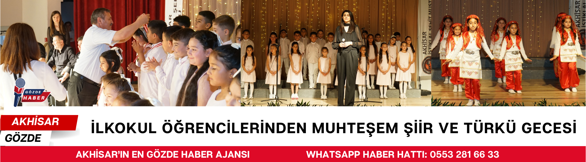 İLKOKUL ÖĞRENCİLERİNDEN MUHTEŞEM ŞİİR VE TÜRKÜ GECESİ