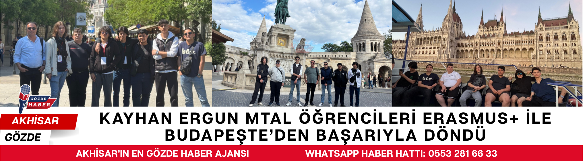 Kayhan Ergun MTAL Öğrencileri Erasmus+ ile Budapeşte’den Başarıyla Döndü