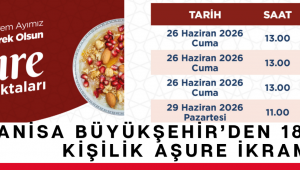 Manisa Büyükşehir’den 18 Bin 500 Kişilik Aşure İkramı