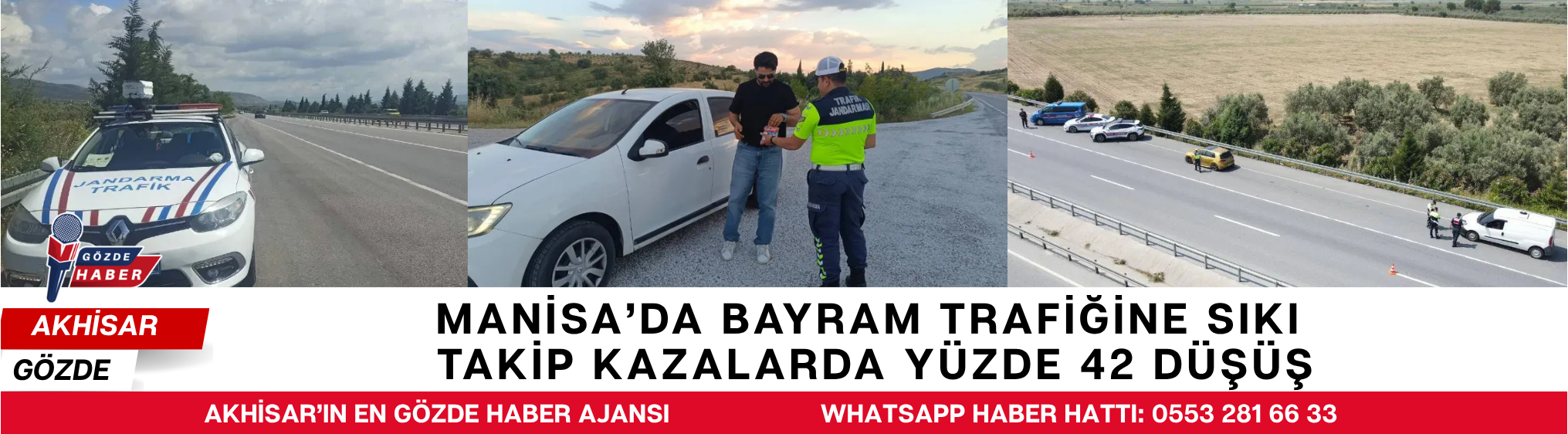 Manisa’da Bayram Trafiğine Sıkı Takip: Kazalarda Yüzde 42 Düşüş