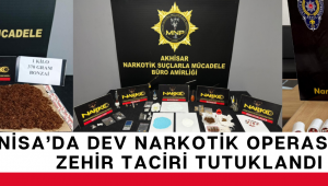 Manisa’da Dev Narkotik Operasyonu: 21 Zehir Taciri Tutuklandı