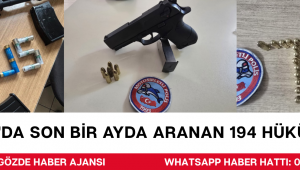 Manisa’da Son Bir Ayda Aranan 194 Hükümlü Yakalandı