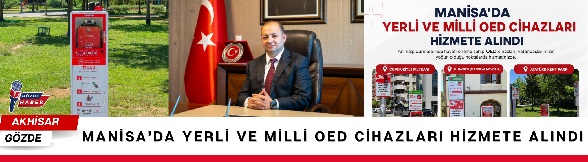 MANİSA’DA YERLİ VE MİLLİ OED CİHAZLARI HİZMETE ALINDI