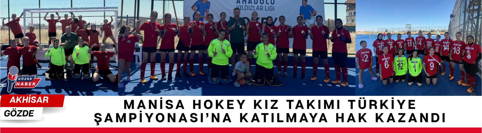 Manisa Hokey Kız Takımı Türkiye Şampiyonası’na Katılmaya Hak Kazandı