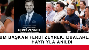 Merhum Başkan Ferdi Zeyrek, Dualarla ve Lokma Hayrıyla Anıldı
