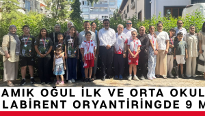 Namık Oğul İlk ve Orta Okullatından Labirent Oryantiringde 9 Madalya