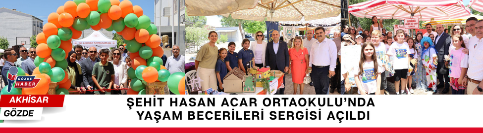 Şehit Hasan Acar Ortaokulu’nda Yaşam Becerileri Sergisi Açıldı