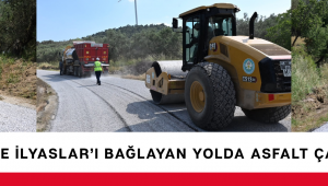 Tütenli ve İlyaslar’ı Bağlayan Yolda Asfalt Çalışmaları Başladı