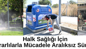 Halk Sağlığı İçin Zararlılarla Mücadele Aralıksız Sürüyor