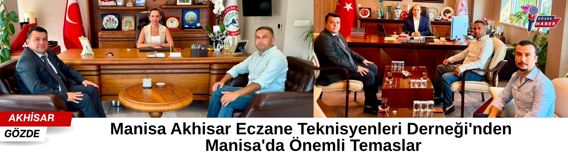 Manisa Akhisar Eczane Teknisyenleri Derneği'nden Manisa'da Önemli Temaslar