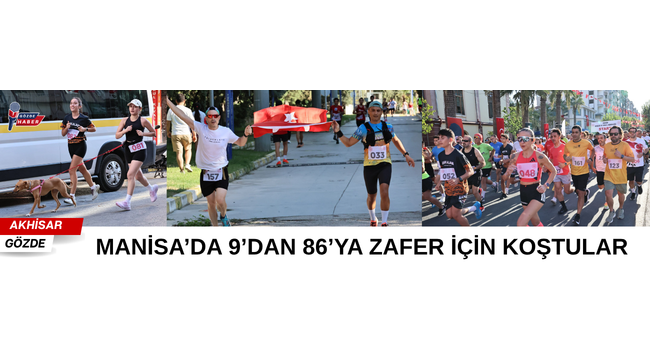 MANİSA’DA 9’DAN 86’YA ZAFER İÇİN KOŞTULAR  