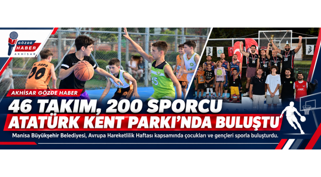 46 Takım, 200 Sporcu Atatürk Kent Parkı’nda Buluştu  
