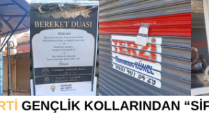 AK PARTİ GENÇLİK KOLLARINDAN “SİFTAH” PARASI