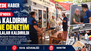 Akhisar’da Kaldırım İşgallerine Denetim: Dubalar ve Tabelalar Kaldırıldı