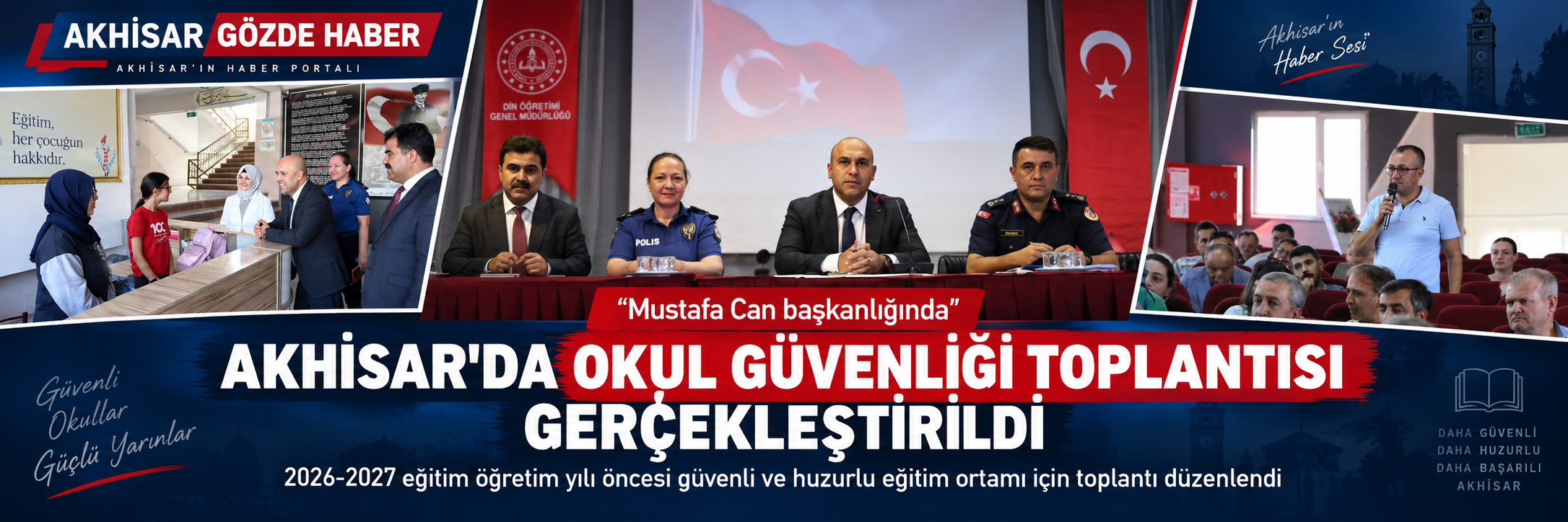 Akhisar’da Okul Güvenliği Toplantısı