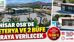 Akhisar OSB’de Kafeterya ve 2 Büfe Kiraya Verilecek