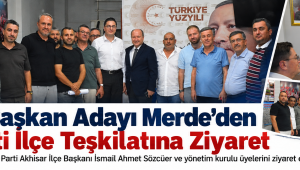 ATSO Başkan Adayı Merde’den AK Parti İlçe Teşkilatına Ziyaret