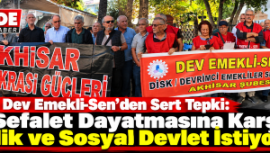 DİSK Dev Emekli-Sen’den Sert Tepki: 
