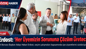 Hakan Erdost : “Her Üyemizin Sorununa Çözüm Üreteceğiz”