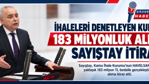İHALELERİ DENETLEYEN KURUMUN 183 MİLYONLUK ALIMINA SAYIŞTAY İTİRAZI