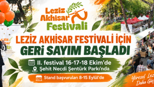 LEZİZ AKHİSAR FESTİVALİ İÇİN GERİ SAYIM BAŞLADI