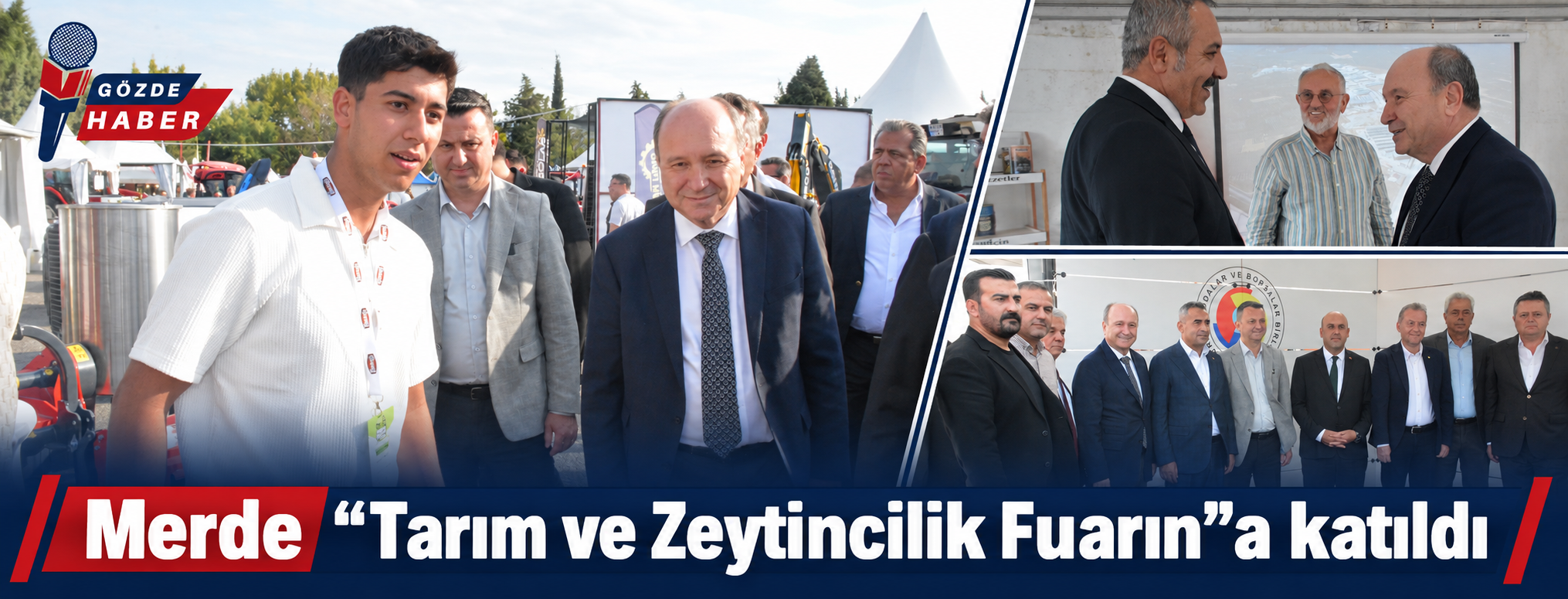Merde “Tarım ve Zeytincilik Fuarın”a katıldı