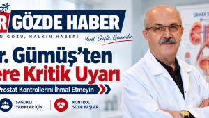 Prof. Dr. Gümüş’ten Erkeklere Kritik Uyarı: “45 Yaşından Sonra Prostat Kontrollerini İhmal Etmeyin”