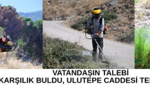 Vatandaşın Talebi Karşılık Buldu, Ulutepe Caddesi Temizlendi