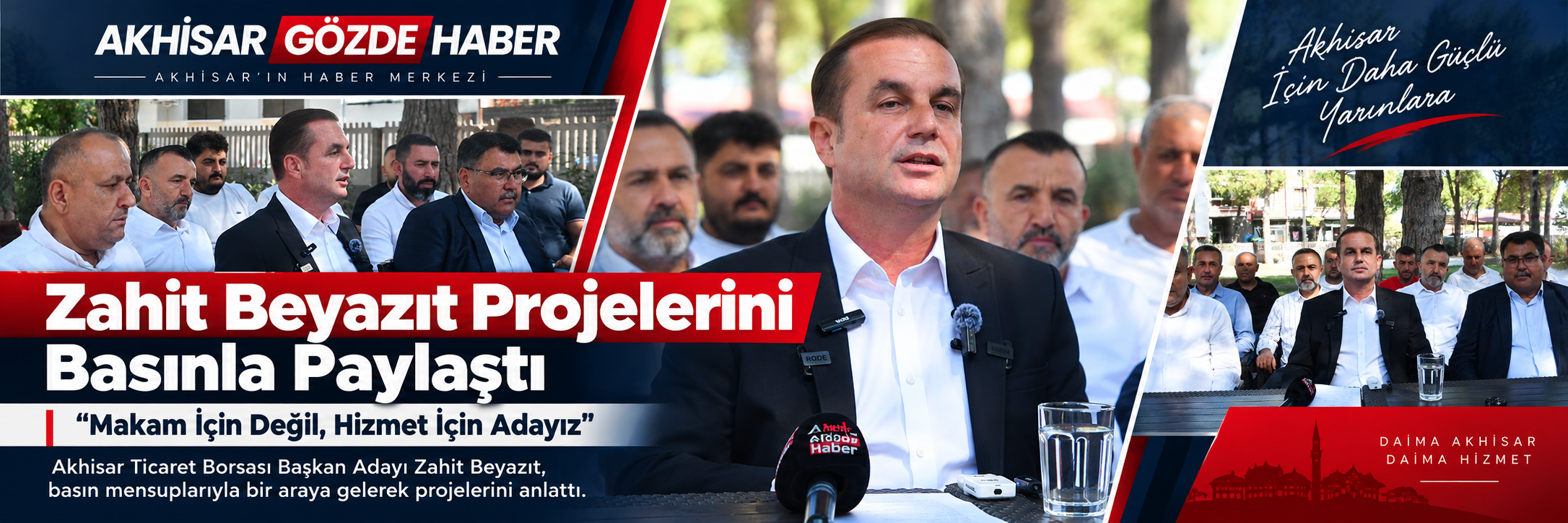 # Zahit Beyazıt Projelerini Basınla Paylaştı: “Makam İçin Değil, Hizmet İçin Adayız”