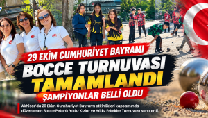 Akhisar’da Cumhuriyet Bayramı Bocce Turnuvası Tamamlandı: Şampiyonlar Belli Oldu
