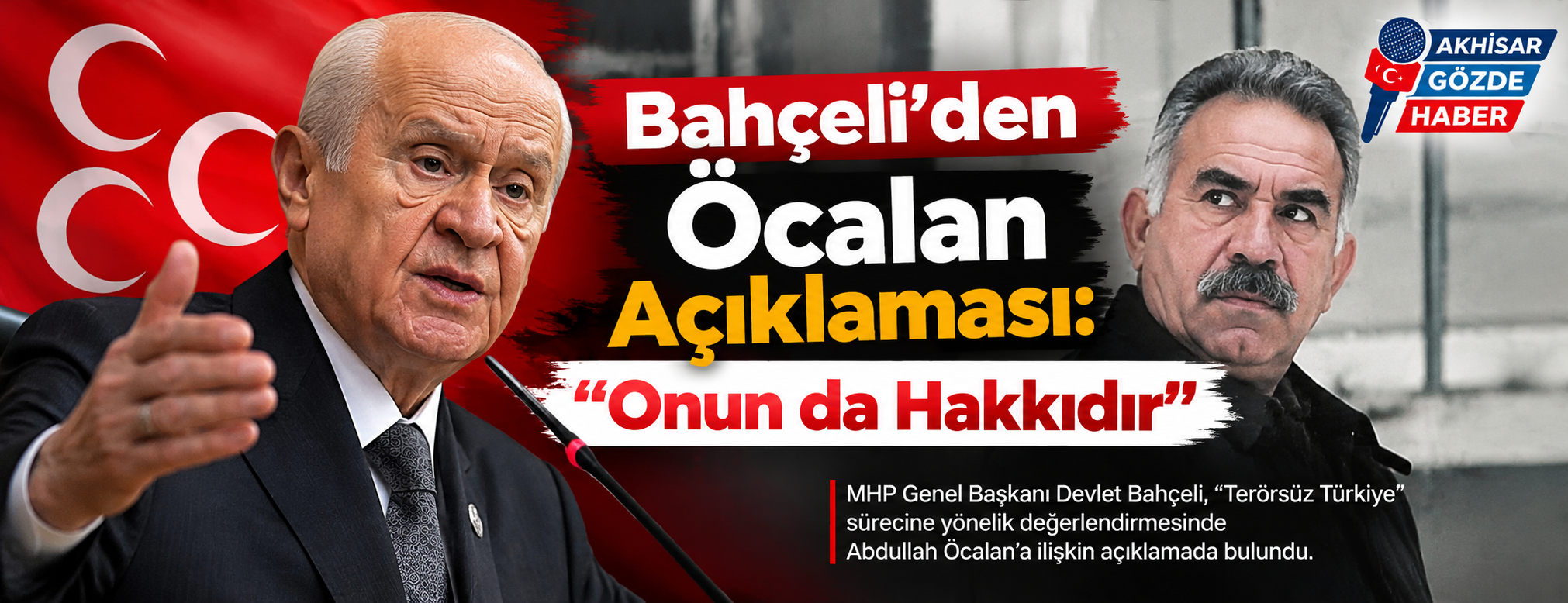 Bahçeli'den Öcalan Açıklaması: 