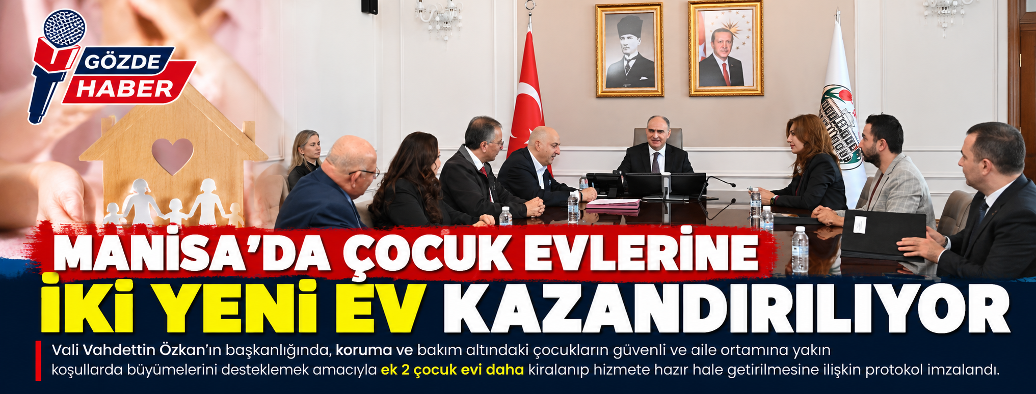 Manisa’da Çocuk Evlerine İki Yeni Ev Kazandırılıyor