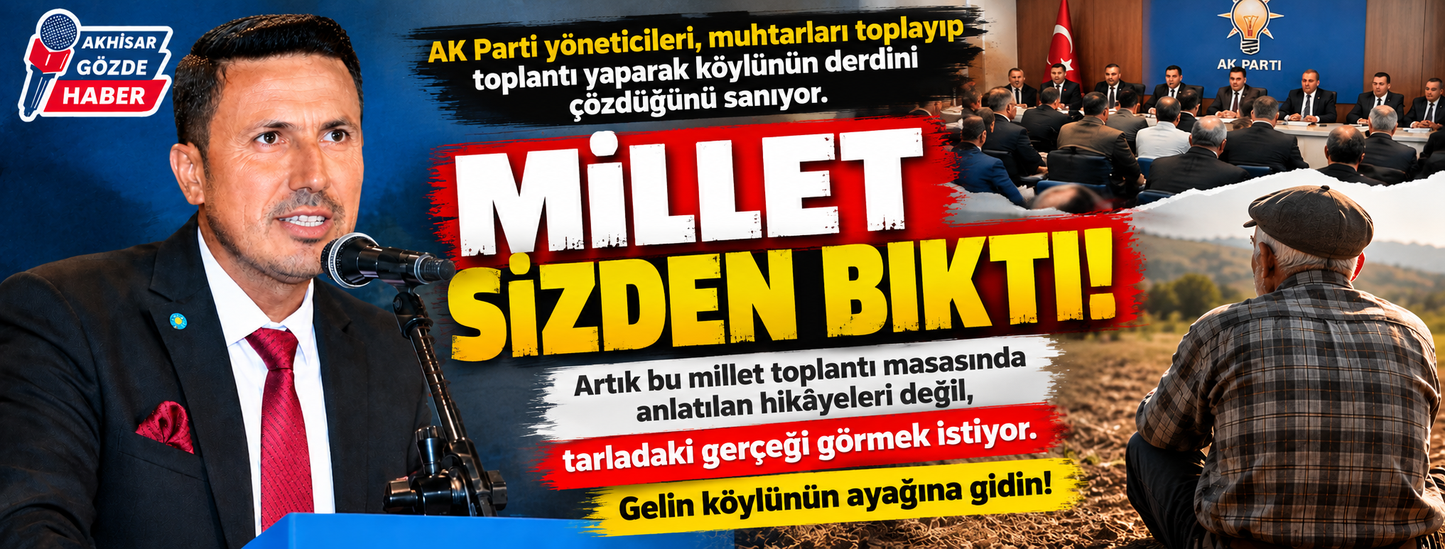 MİLLET SİZDEN BIKTI!