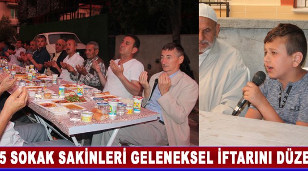375 Sokak Sakinleri Geleneksel İftarını Düzenledi !