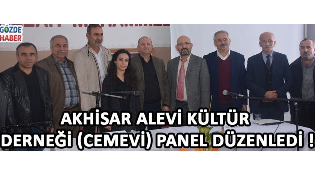 Akhisar Alevi Kültür Derneği (Cemevi) Panel Düzenledi !
