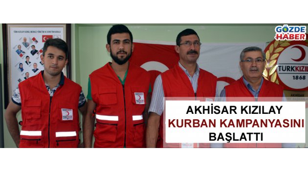 Akhisar Kızılay kurban kampanyasını başlattı