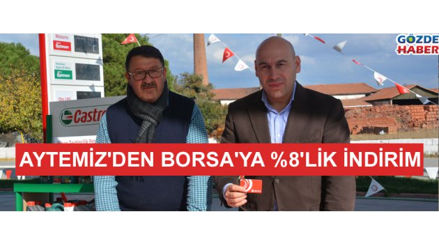 Aytemiz'den Borsa'ya %8 indirim