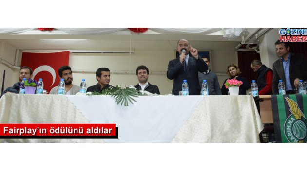 Fairplay’ın ödülünü aldılar
