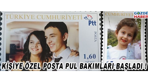 Kişiye Özel Posta Pul Basımları Başladı !