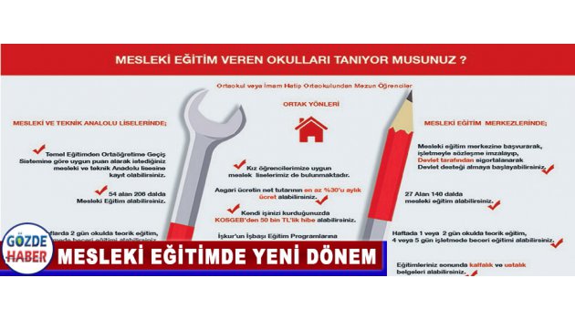 Mesleki Eğitimde Yeni Dönem