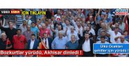 Akhisar Ülkü Ocakları Şehitler için yürüdü