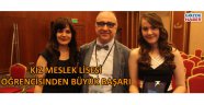 Kız meslek lisesi öğrencisinden büyük başarı