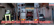 Boş evde çıkan yangın korkuttu