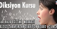 AKHİSAR HALK EĞİTİMİ MERKEZİ MÜDÜRLÜĞÜ TARAFINDAN DİKSİYON KURSU AÇILACAKTIR.